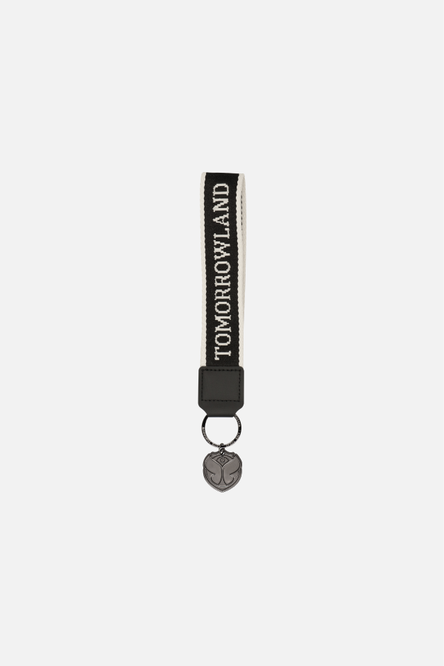 KEYCHAIN SLOGAN BLACK WHITE