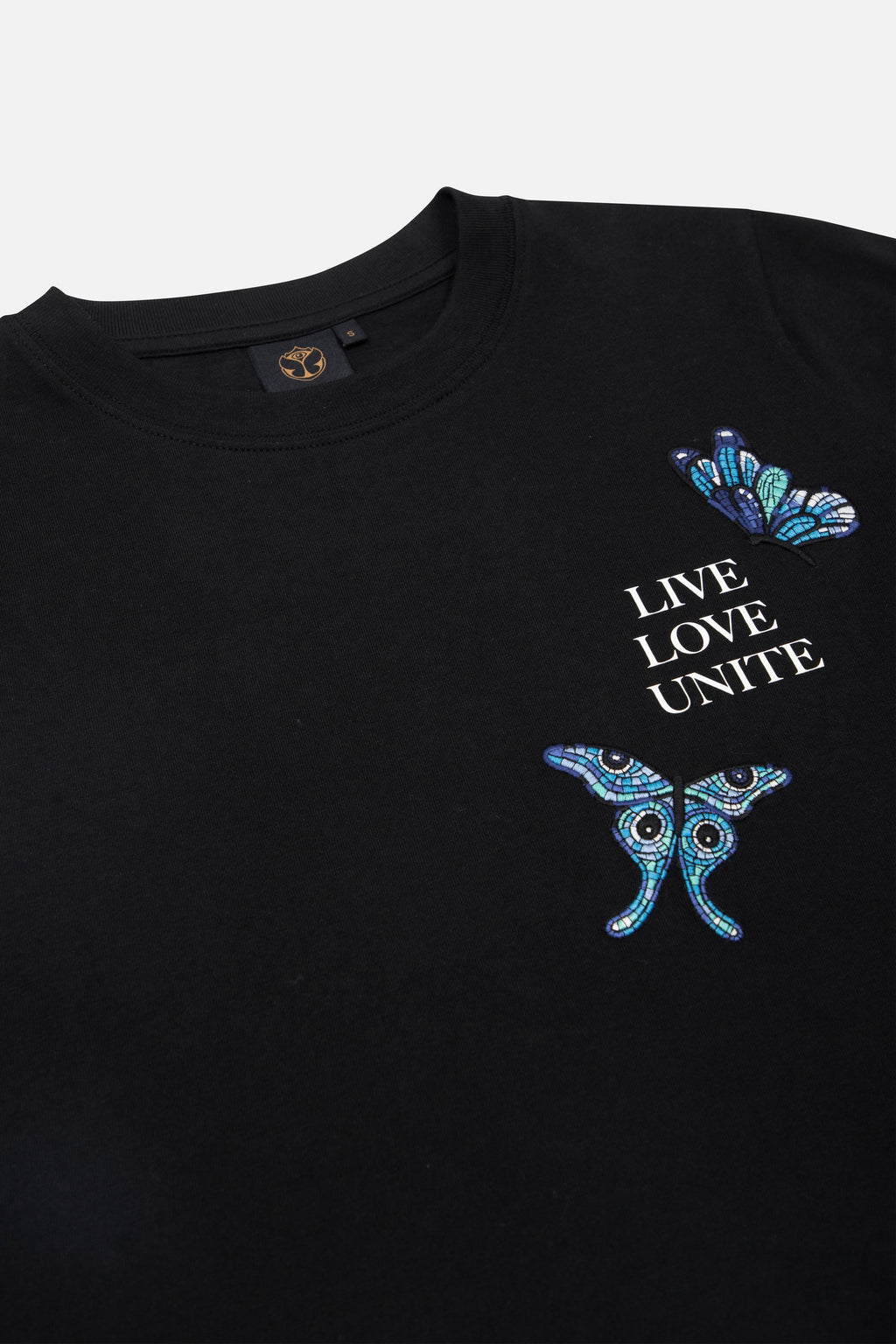 STAIRWAY BUTTERFLY TSHIRT WOMEN BLACK