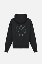 SHADOW FUSION BACK HOODIE BLACK