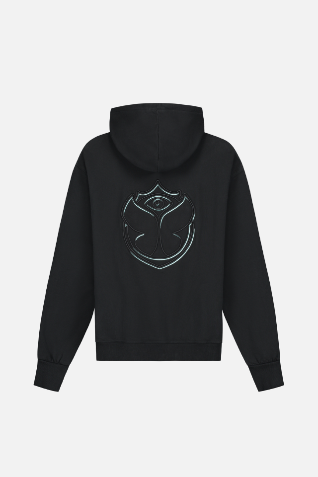 SHADOW FUSION BACK HOODIE MEN BLACK