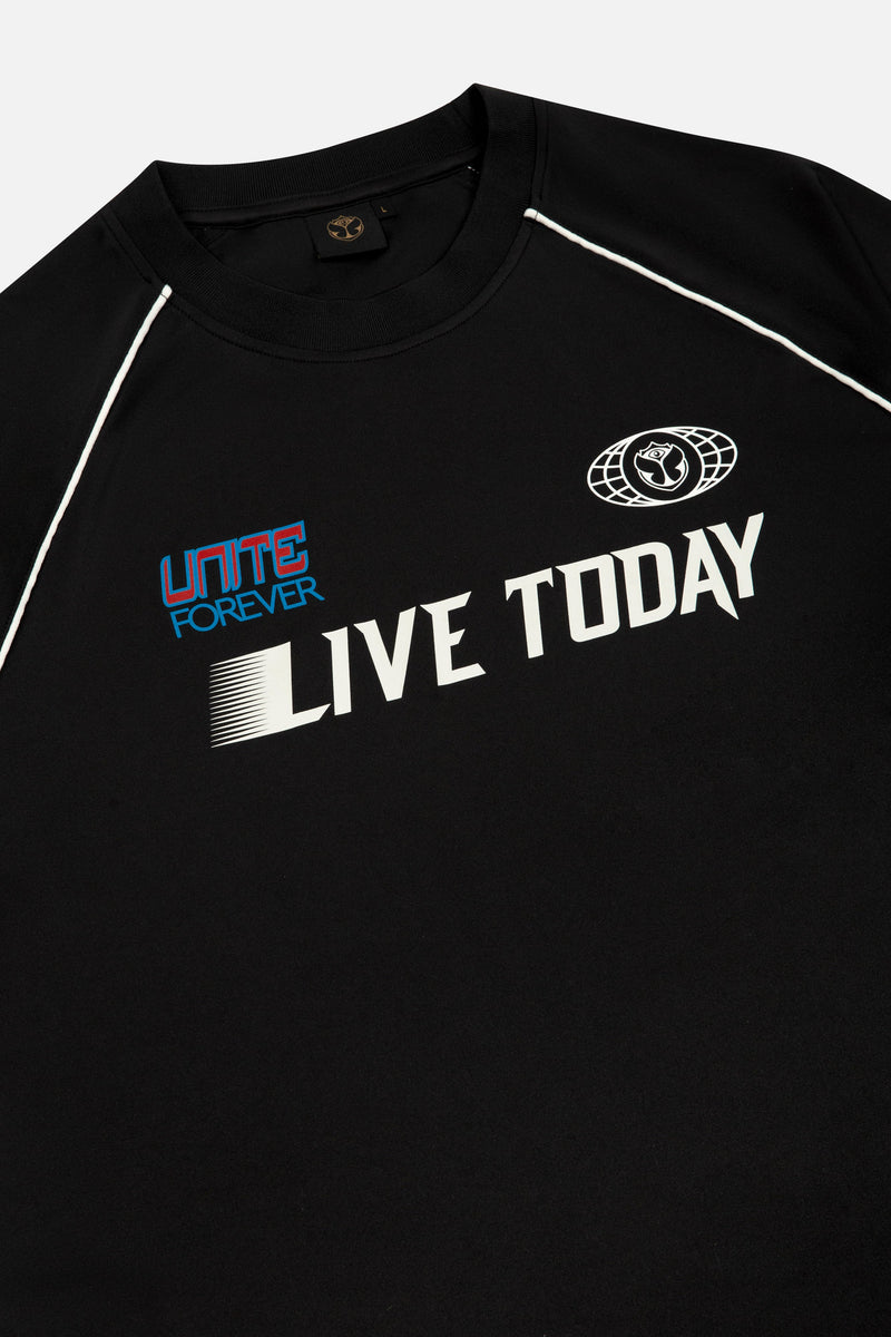 SLOGAN BASEBALL T-SHIRT