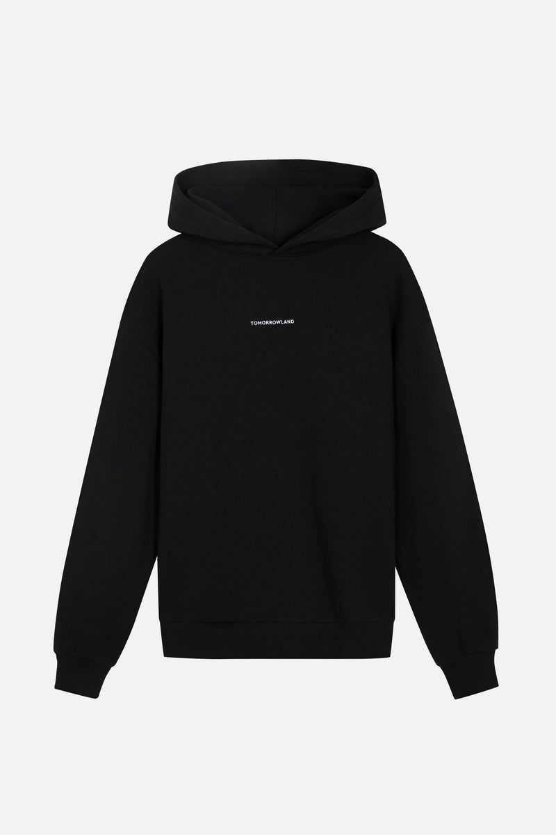 STAIRWAY SQUARE HOODIE MEN BLACK
