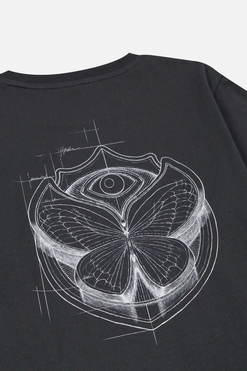 ETCH ICON TSHIRT MEN DARK GREY