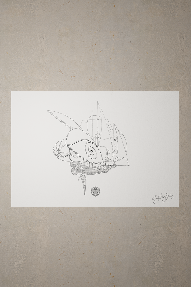 CONCEPT ART ADSCENDO FLYING VESSEL CONCEPT