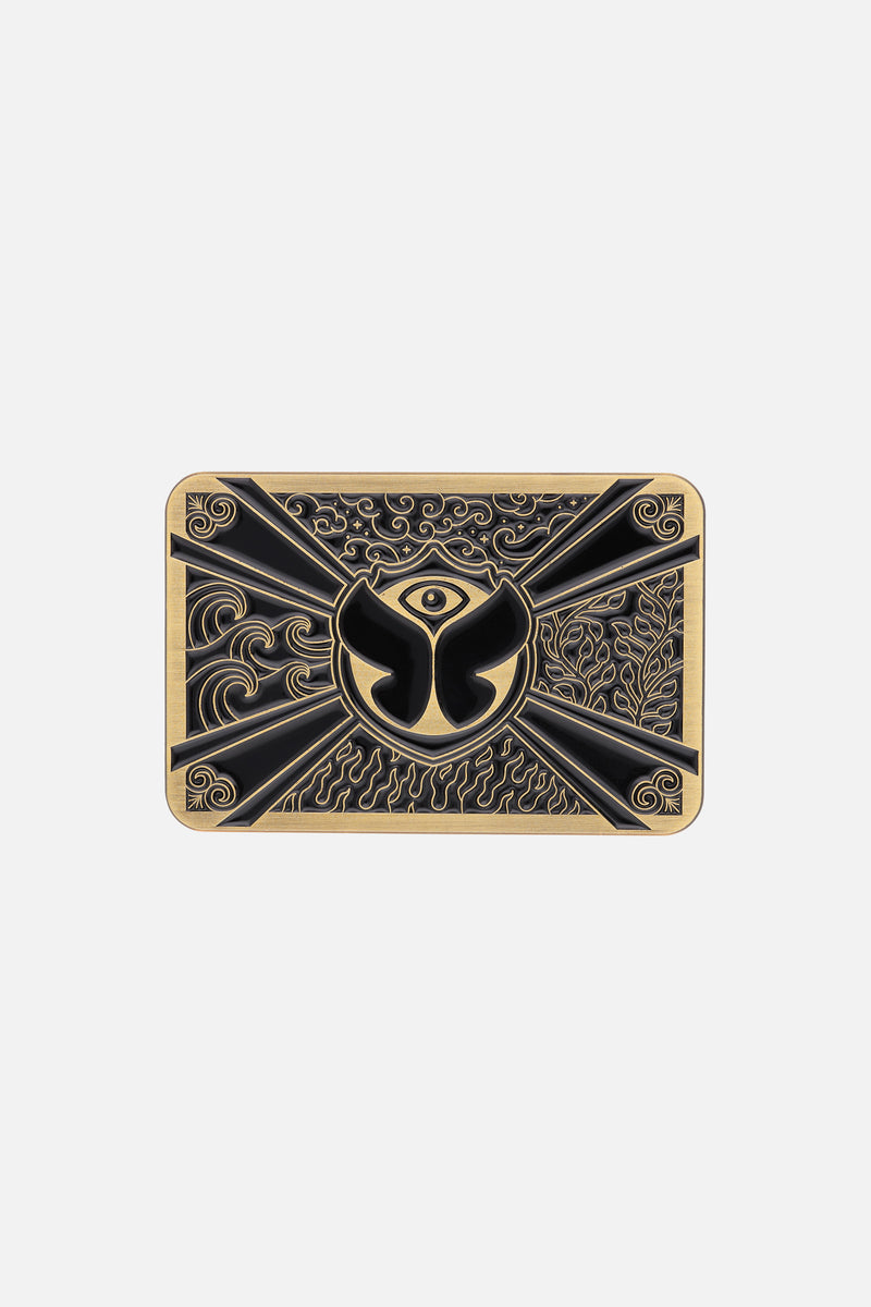 20Y LIMITED FLAG MAGNET GOLD BLACK