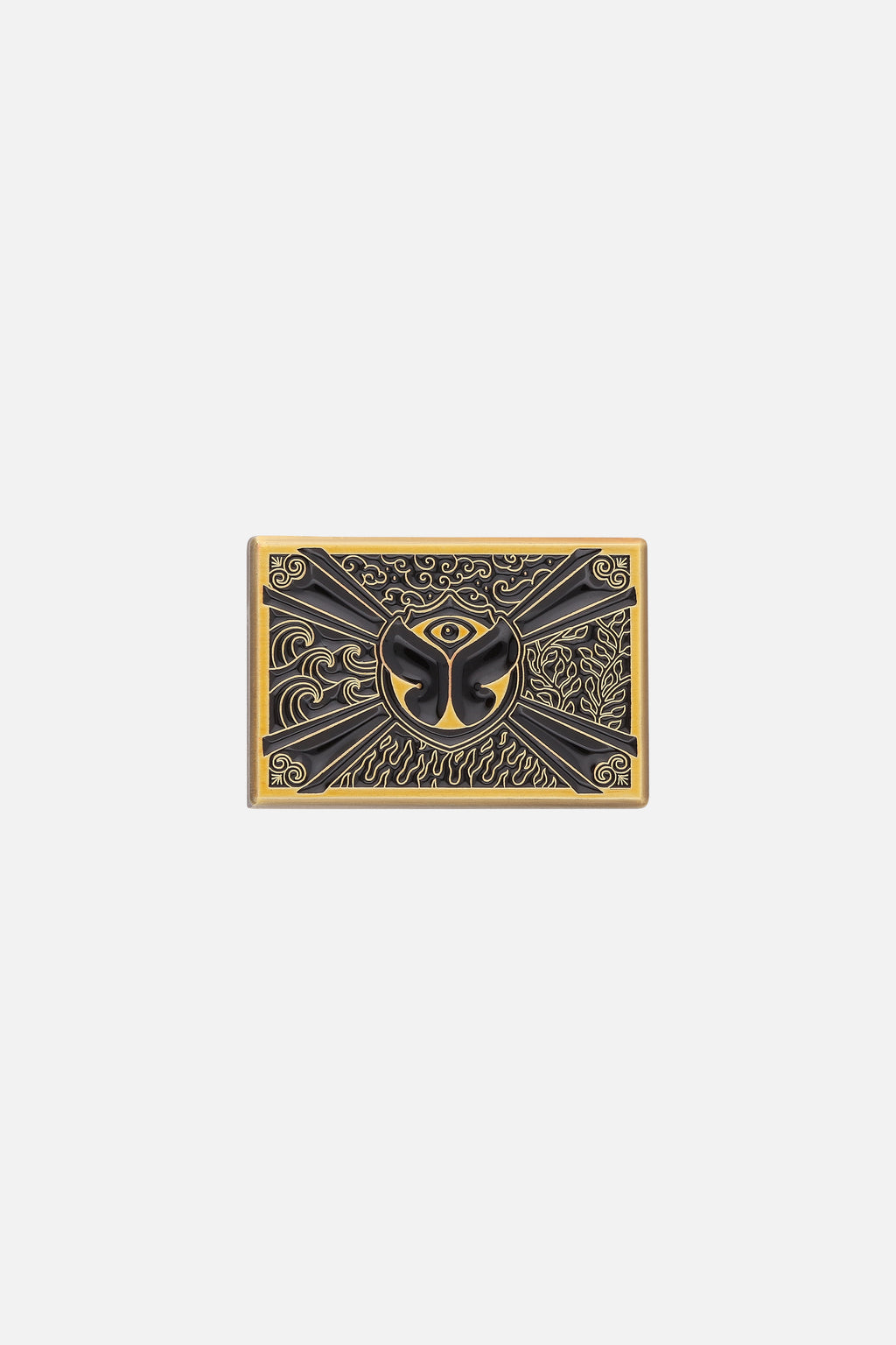 20Y LIMITED FLAG PIN GOLD BLACK 25PCS