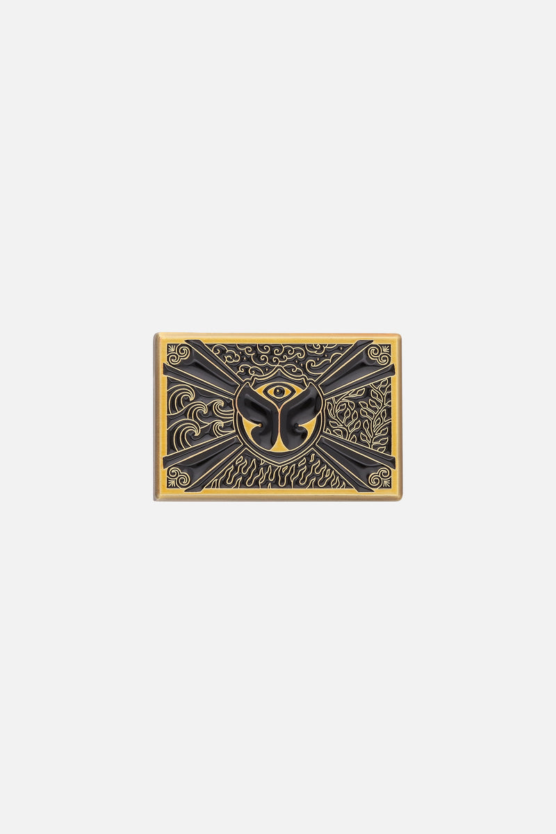 20Y LIMITED FLAG PIN GOLD BLACK 25PCS