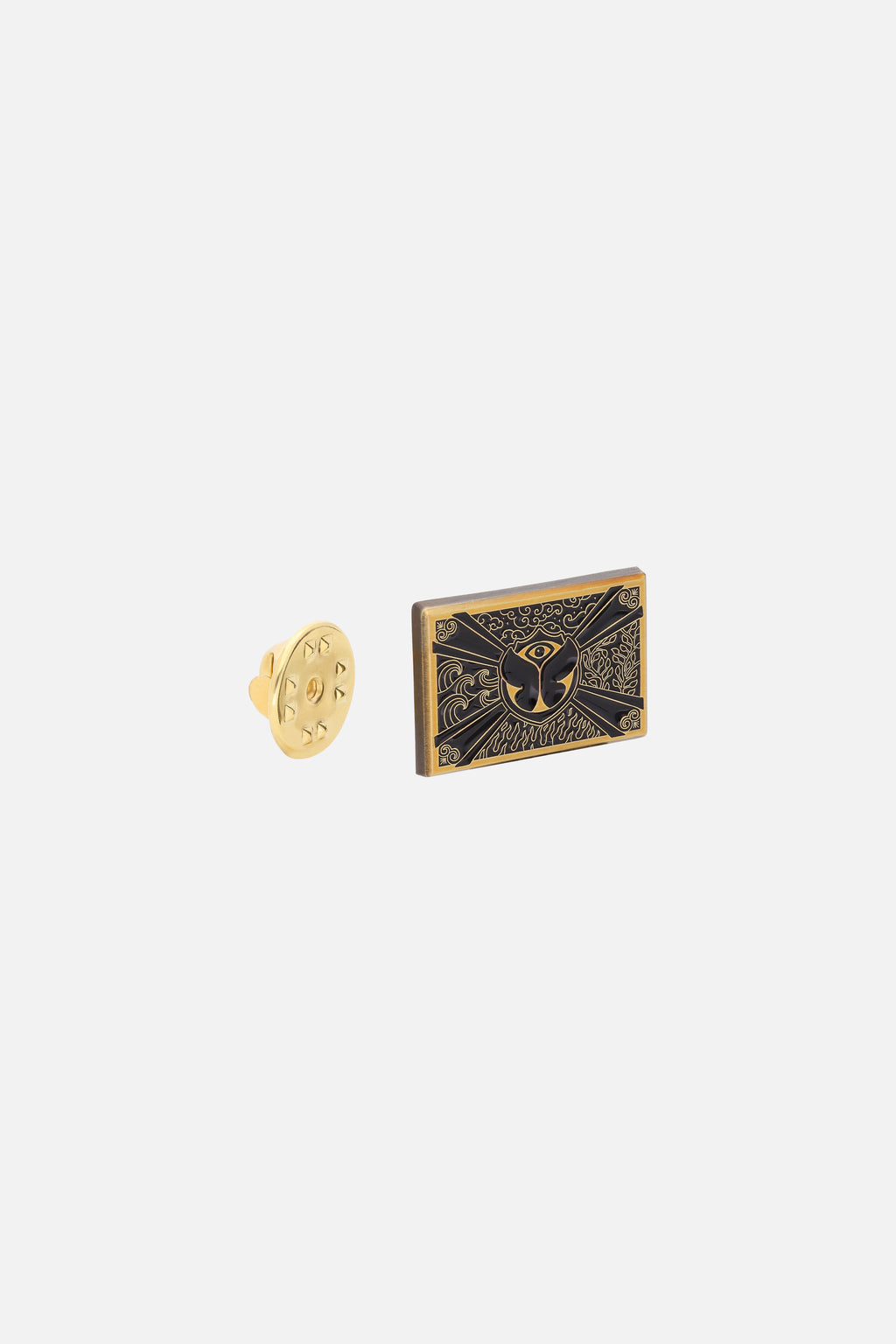 20Y LIMITED FLAG PIN GOLD BLACK