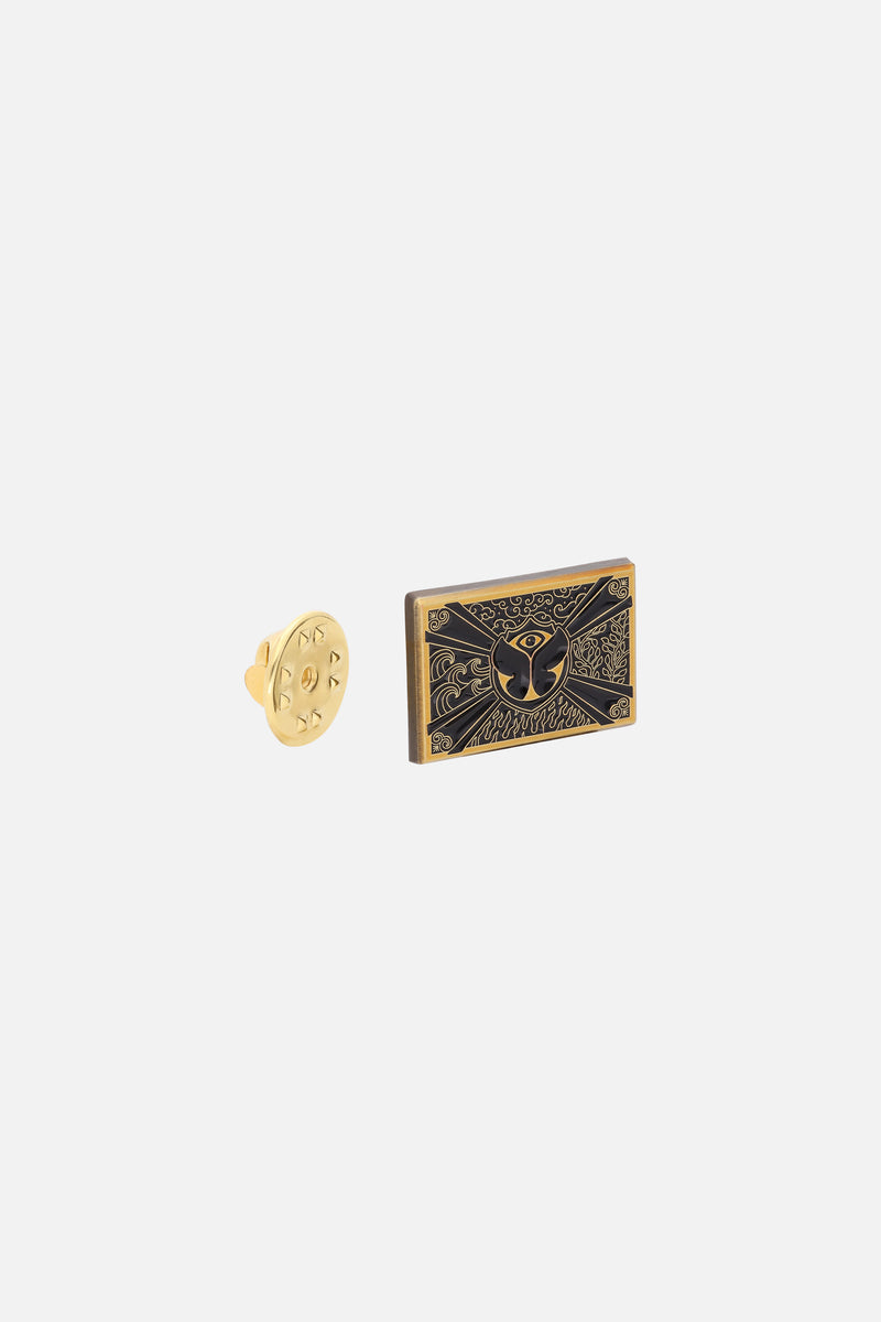 20Y LIMITED FLAG PIN GOLD BLACK 25PCS
