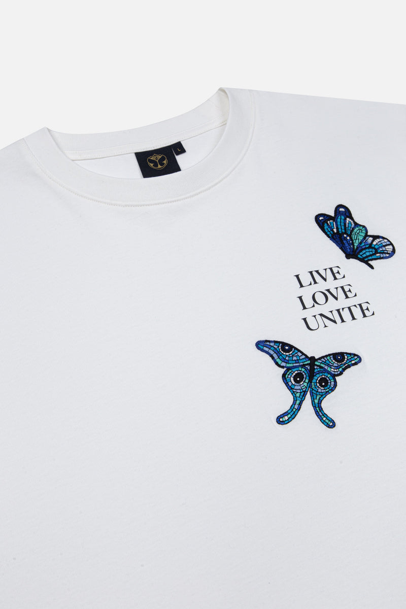 STAIRWAY BUTTERLFY TSHIRT MEN WHITE