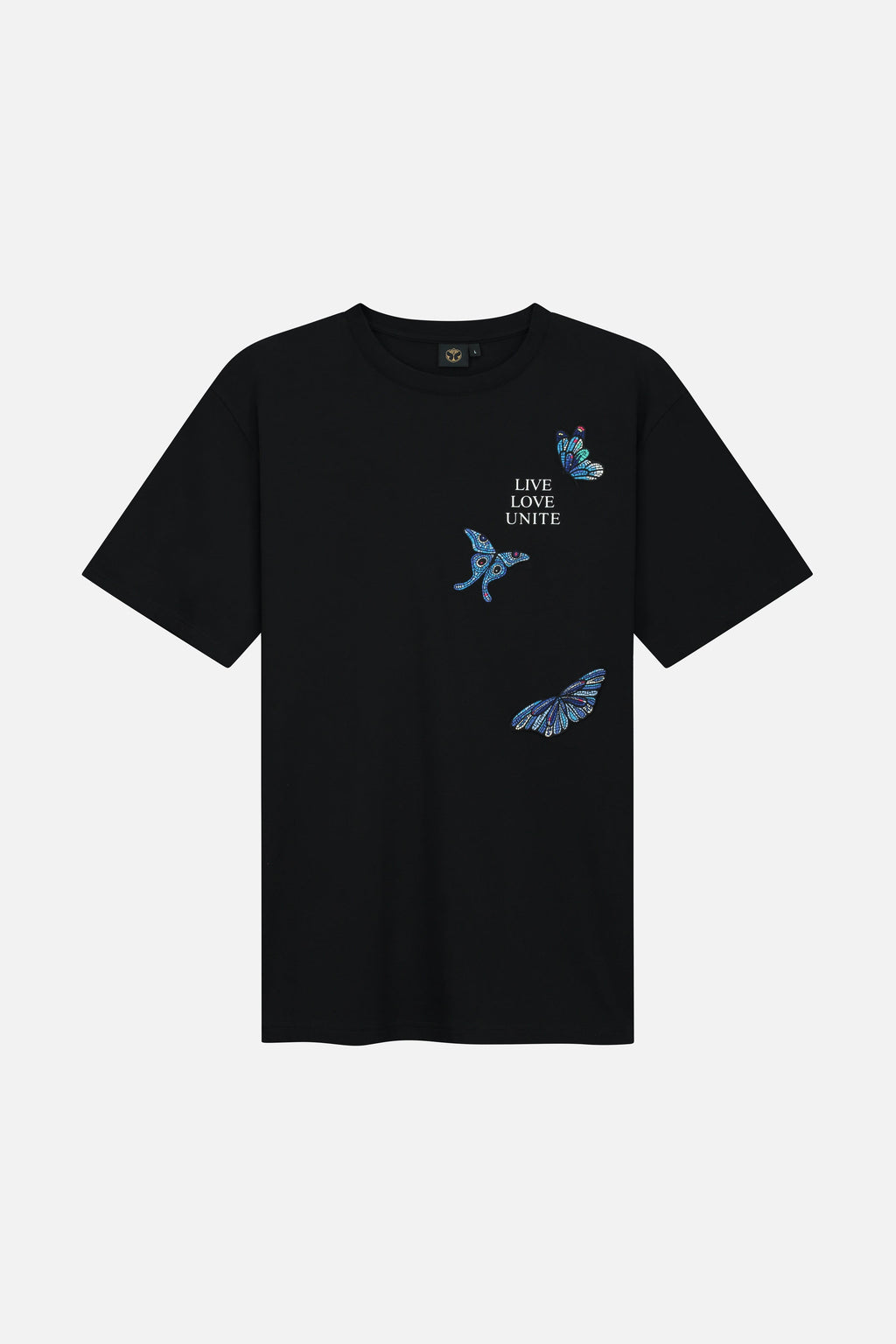 STAIRWAY BUTTERFLY TSHIRT MEN BLACK
