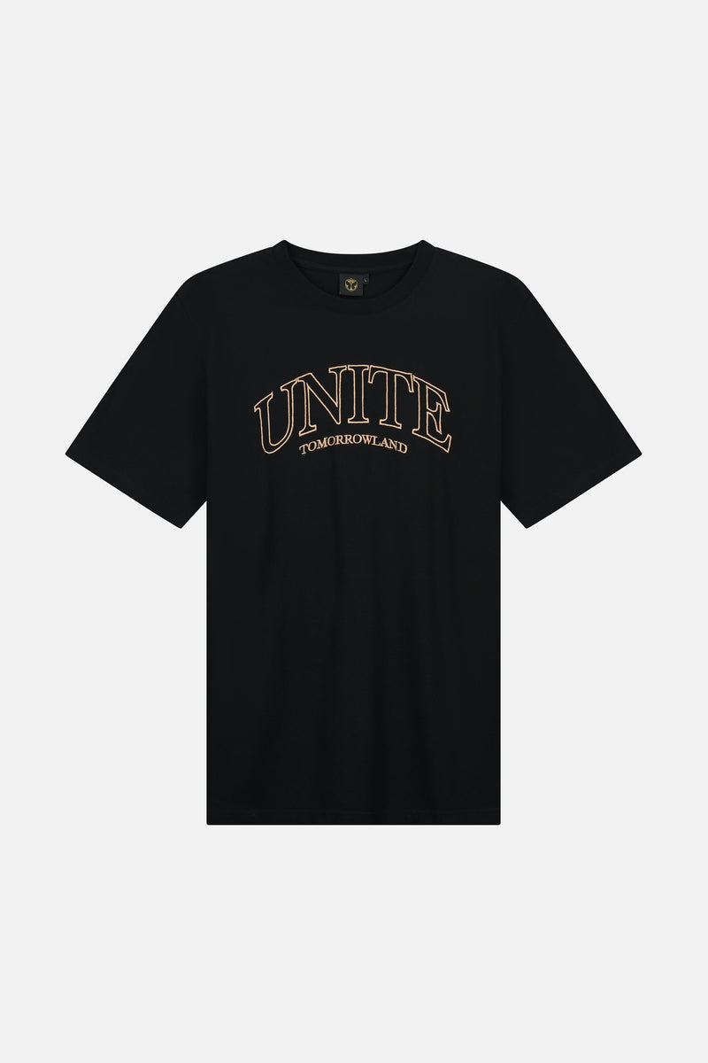 TML COLLEGE FRONT TSHIRT MEN BLACK