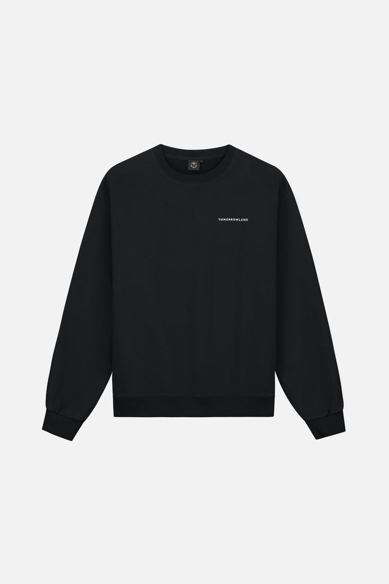 FUSION PASTEL BACK SWEATSHIRT MEN BLACK