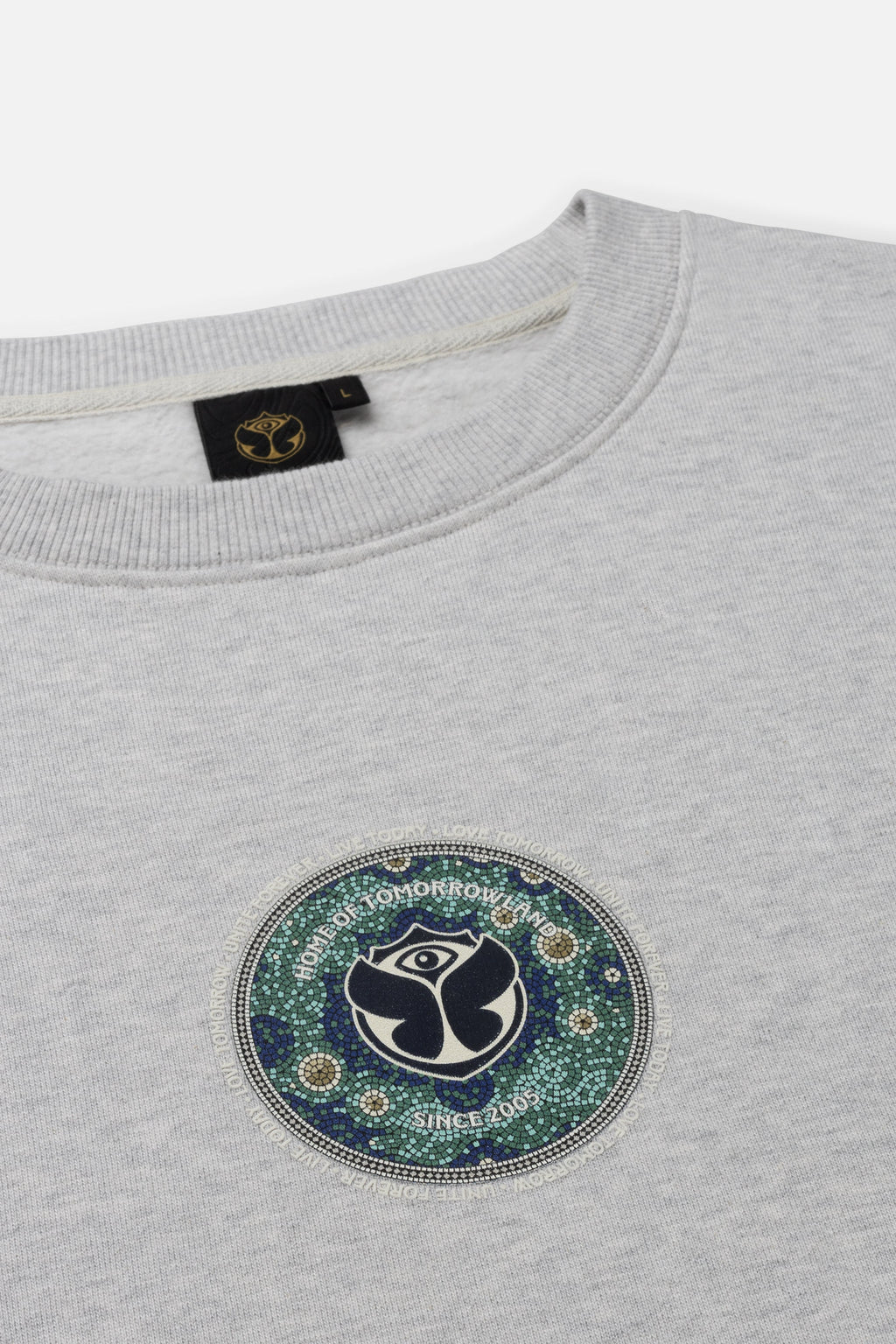 STAIRWAY FRONT SWEATSHIRT MEN LIGHT GREY