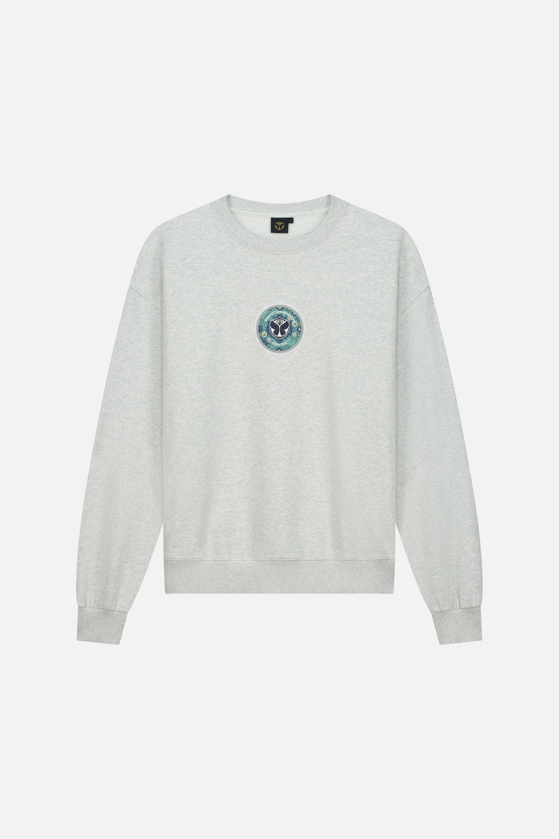 STAIRWAY FRONT SWEATSHIRT MEN LIGHT GREY
