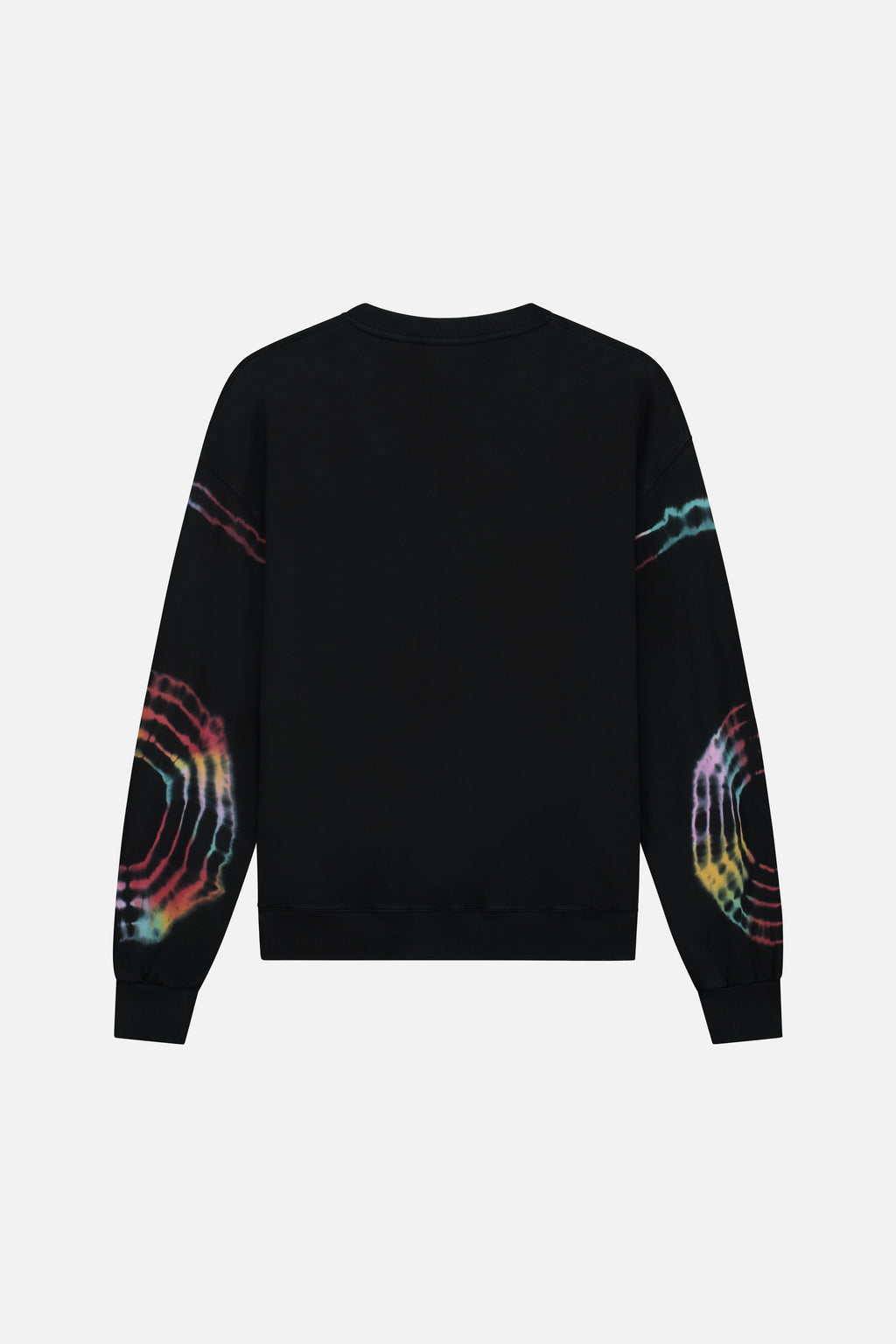 FLOWER SLOGAN TIE DYE SWEATSHIRT MEN MULTI