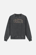 TML COLLEGE FRONT SWEATSHIRT MEN BLACK