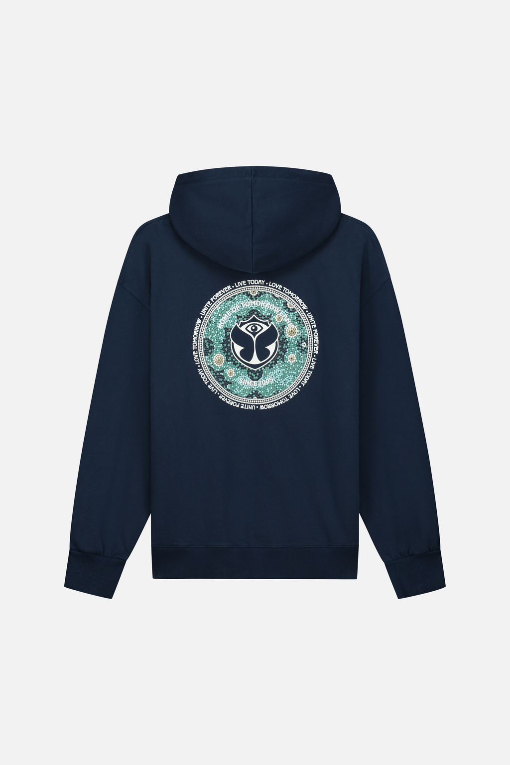 STAIRWAY BACK HOODIE MEN NAVY