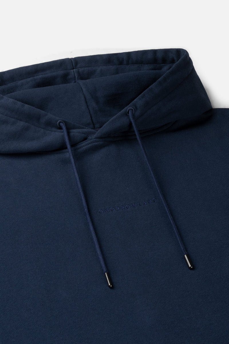 STAIRWAY BACK HOODIE MEN NAVY