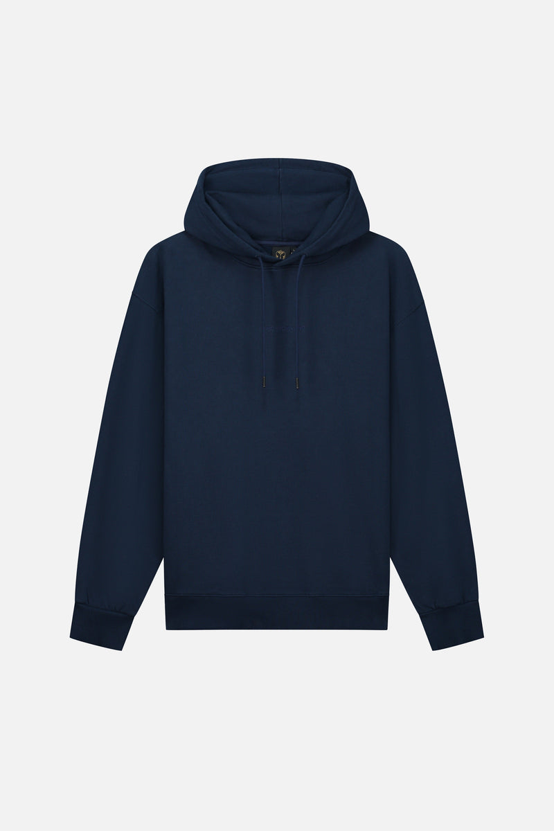 STAIRWAY BACK HOODIE MEN NAVY