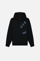 STAIRWAY BUTTERFLY HOODIE MEN BLACK