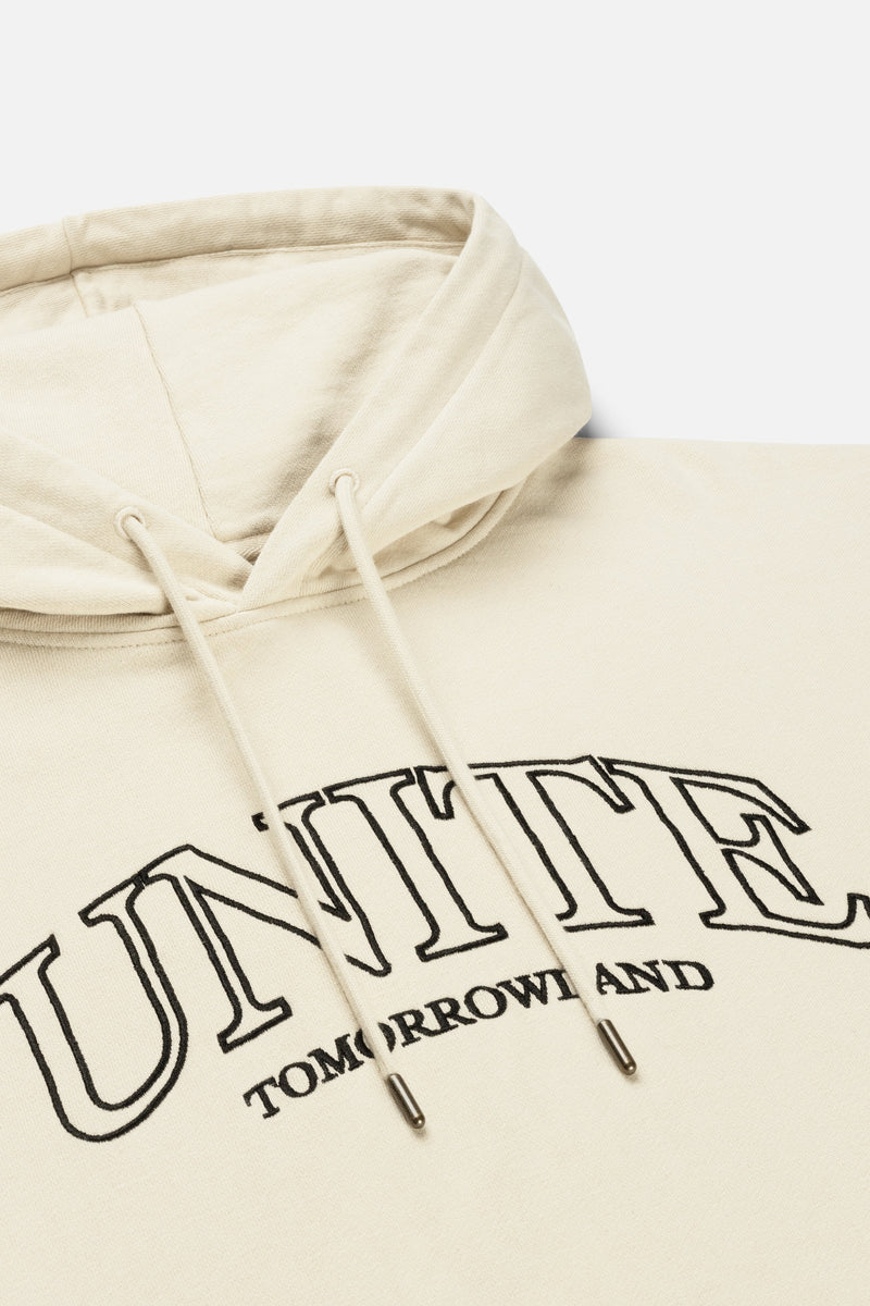 TML COLLEGE FRONT HOODIE MEN SAND