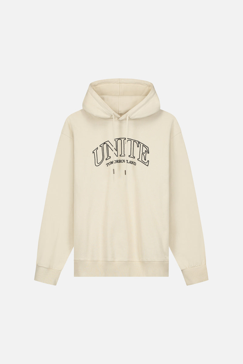 TML COLLEGE FRONT HOODIE MEN SAND