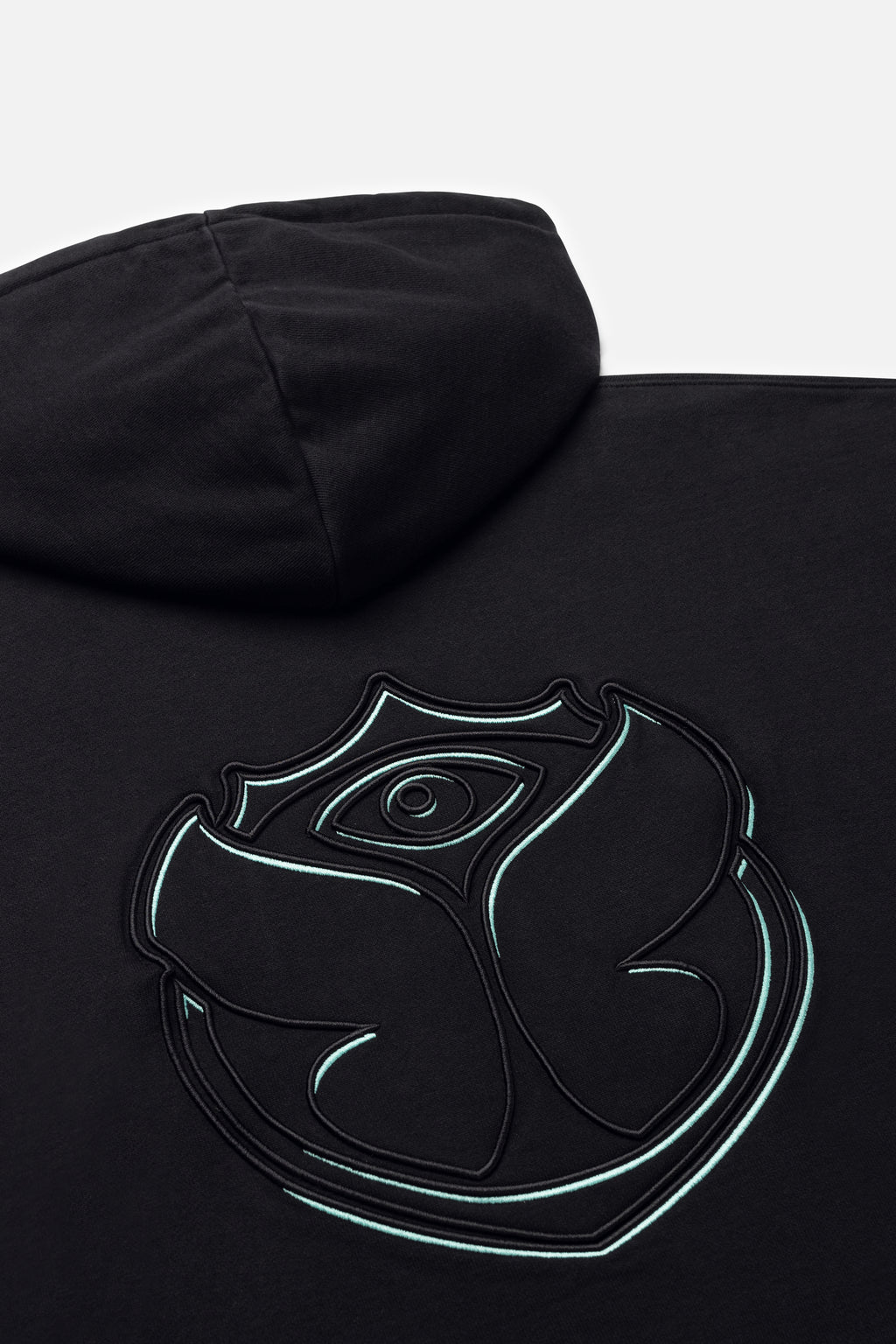 SHADOW FUSION BACK HOODIE MEN BLACK