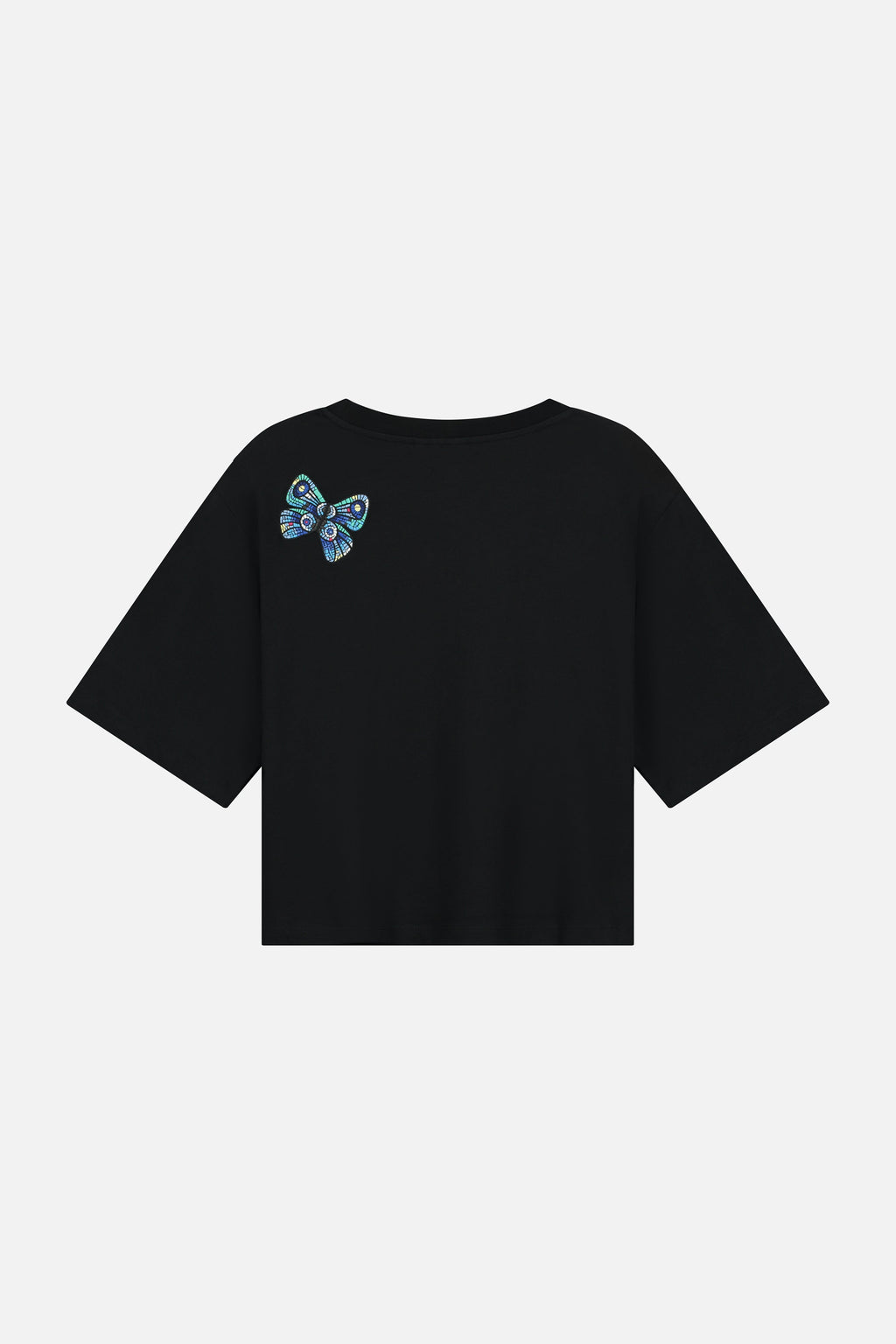 STAIRWAY BUTTERFLY TSHIRT WOMEN BLACK