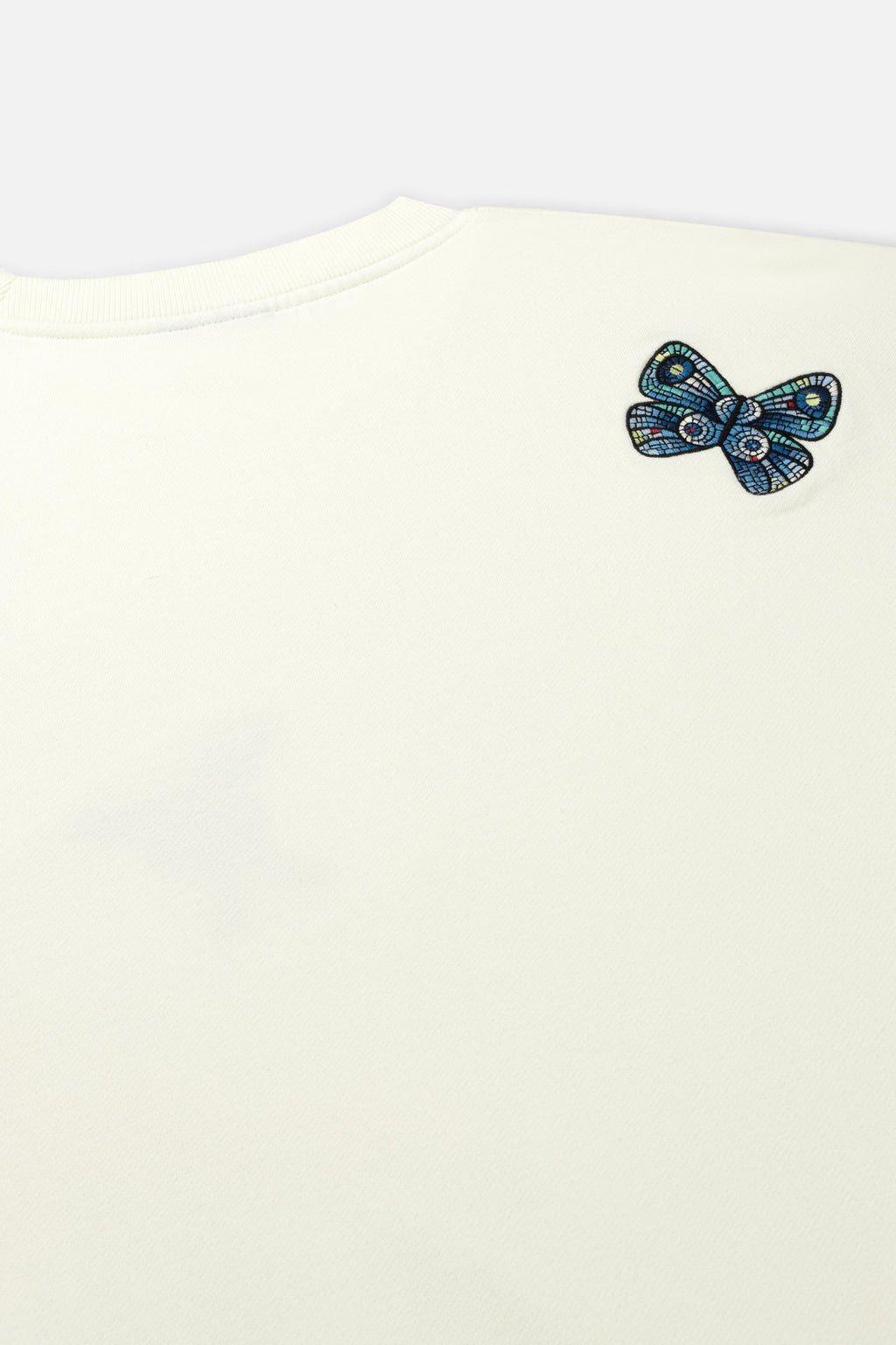 STAIRWAY BUTTERFLY SWEATSHIRT WOMEN OFF WHITE