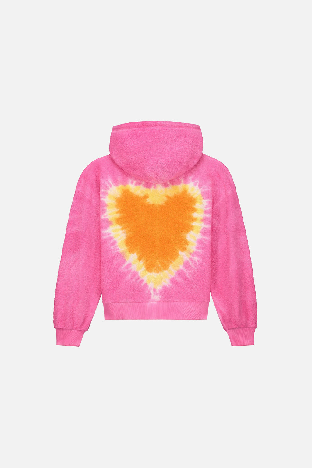 TIE DYE TOMORROWLAND HOODIE WOMEN PINK