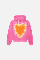 TIE DYE TOMORROWLAND HOODIE WOMEN PINK