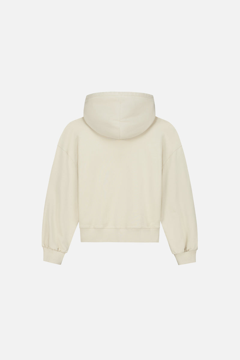 TML COLLEGE FRONT HOODIE WOMEN SAND