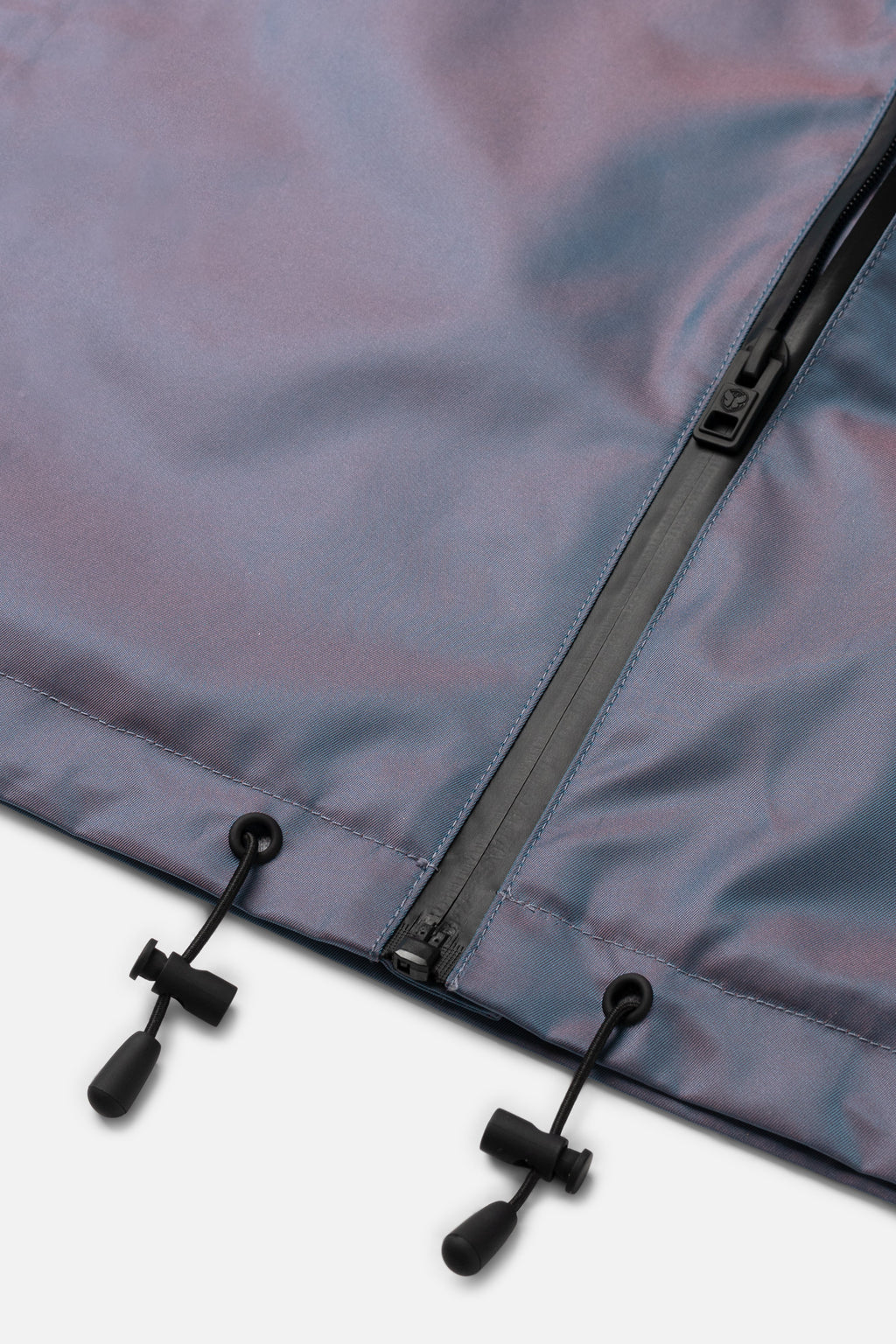 IRIDESCENT RAIN JACKET BLACK