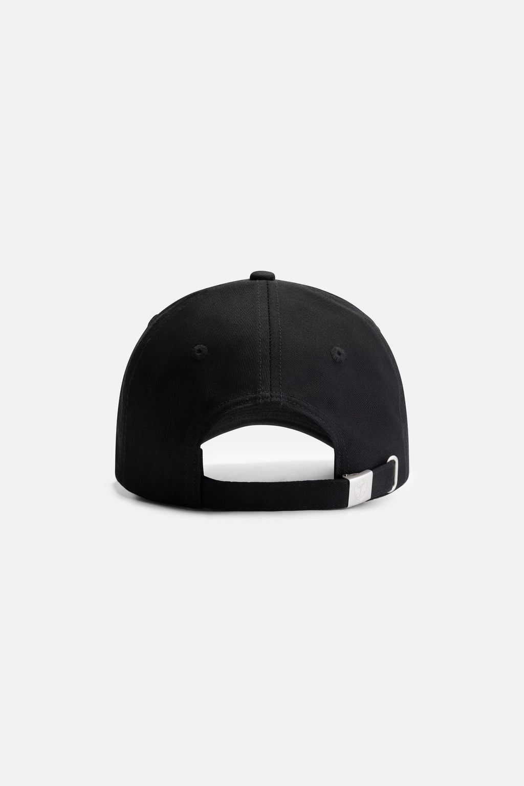 FLOWER SLOGAN CURVED CAP BLACK