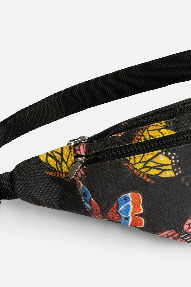 FOUNDATION ALLOVER FANNY PACK BLACK