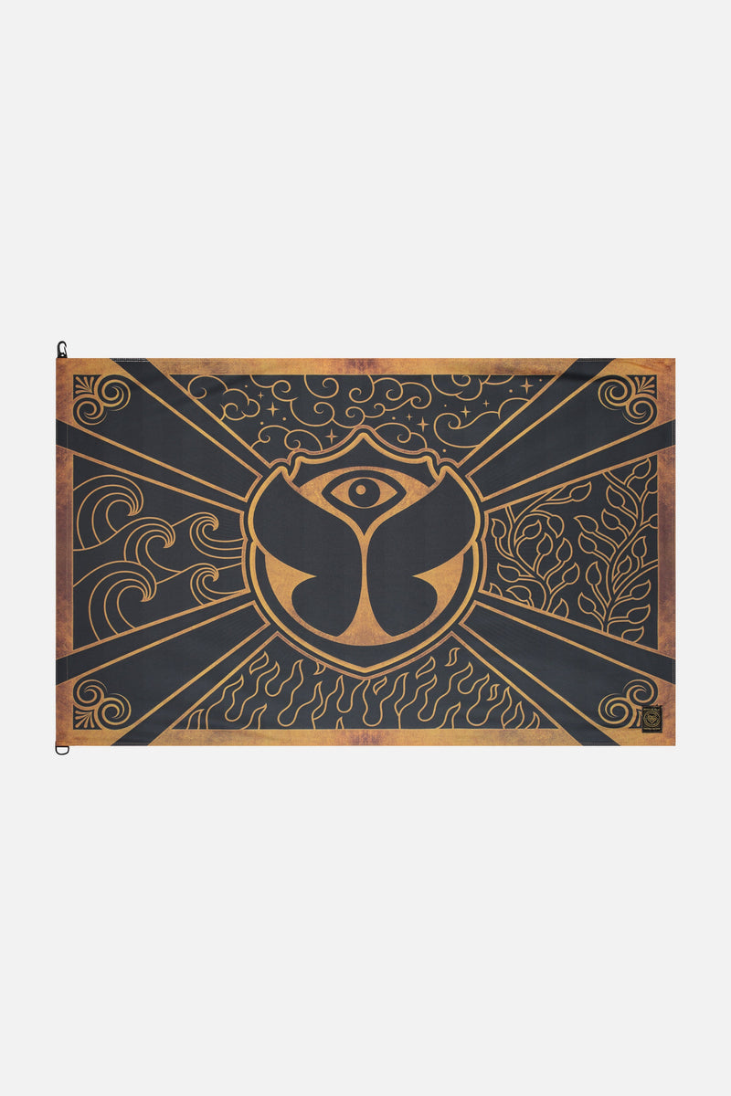 TOMORROWLAND LIMITED 20Y FLAG GOLD BLACK