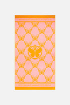 TOWEL BUTTERFLY BICOLOR 90X180 ORANGE PINK