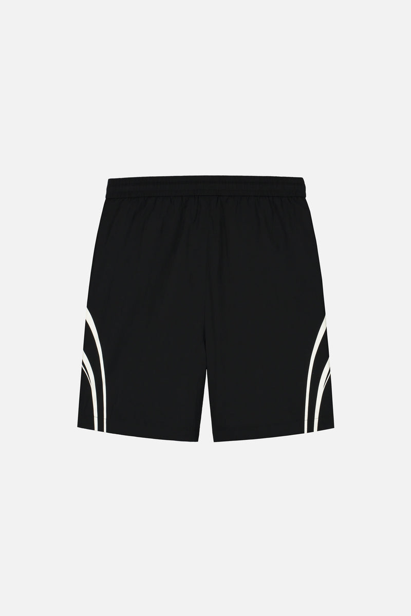 SWIRL SHORTS MEN BLACK
