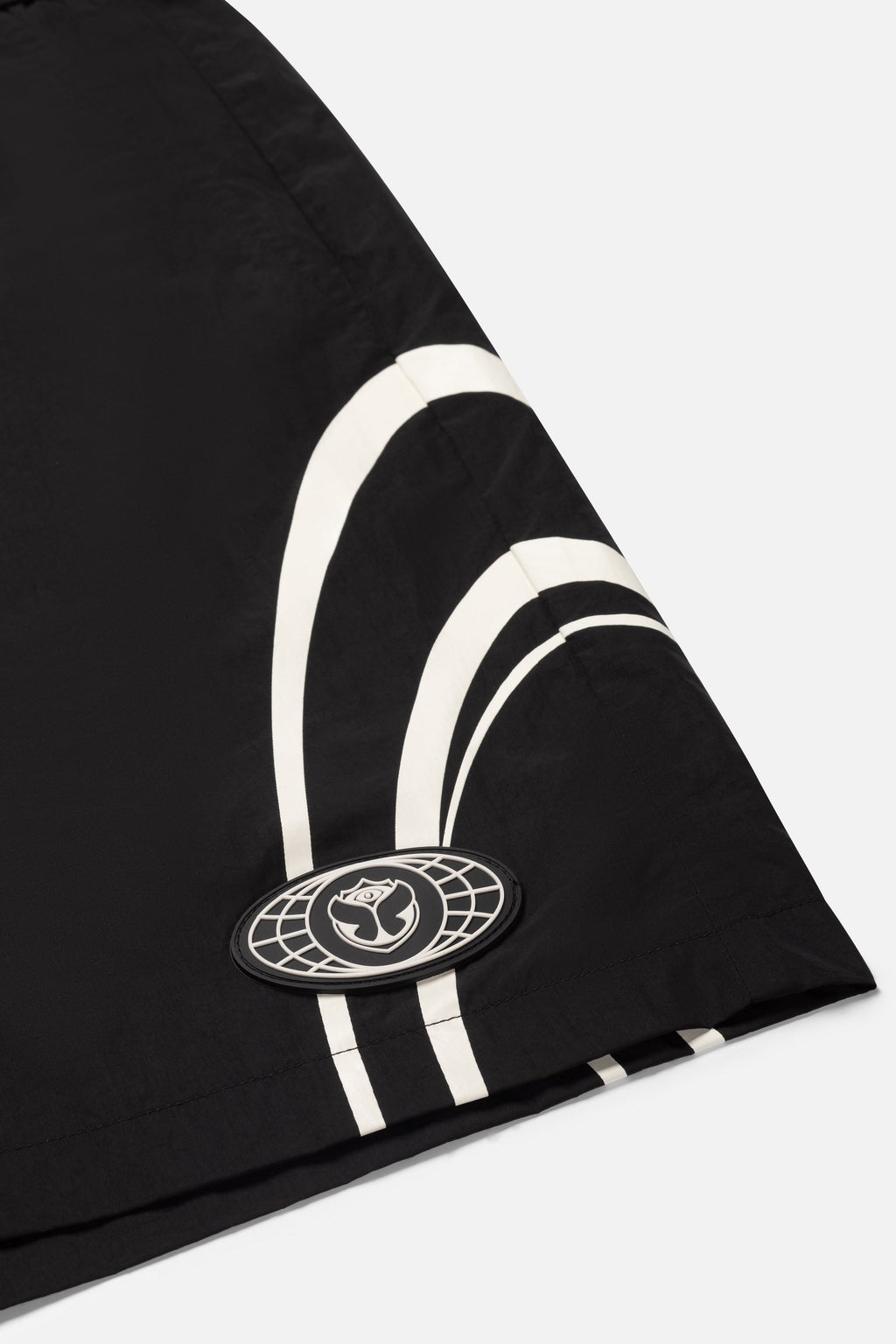 SWIRL SHORTS MEN BLACK