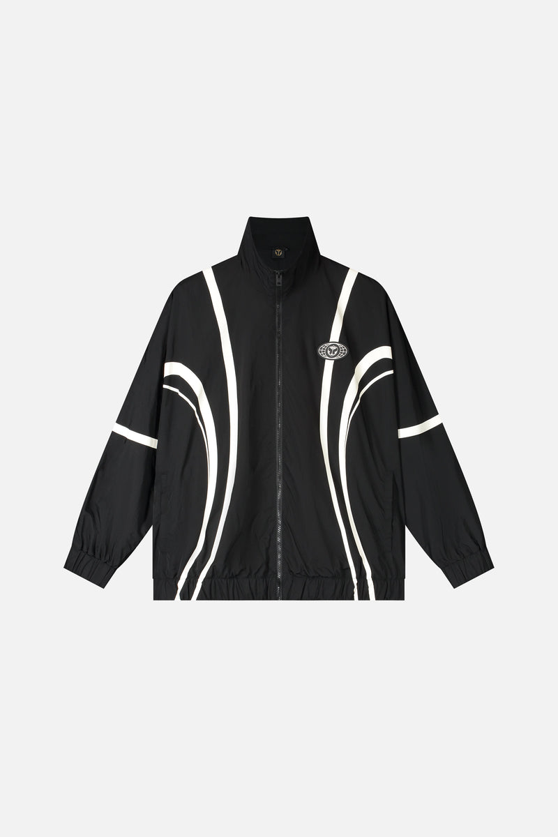 SWIRL JACKET MEN BLACK