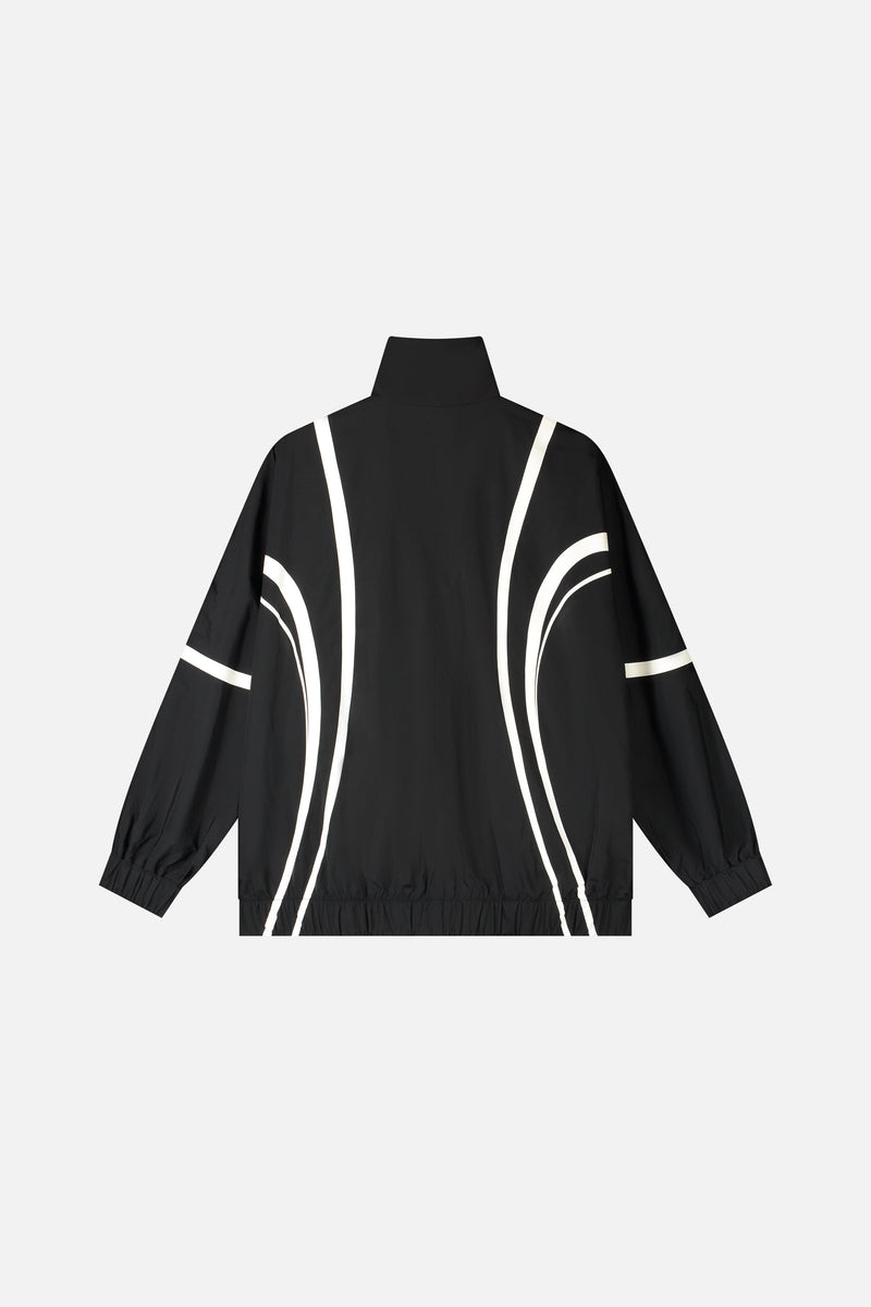 SWIRL JACKET MEN BLACK