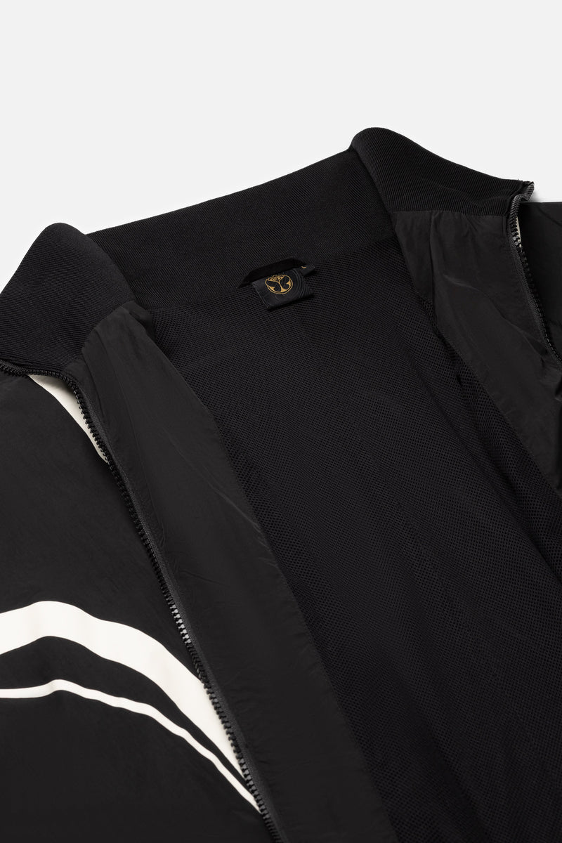 SWIRL JACKET MEN BLACK