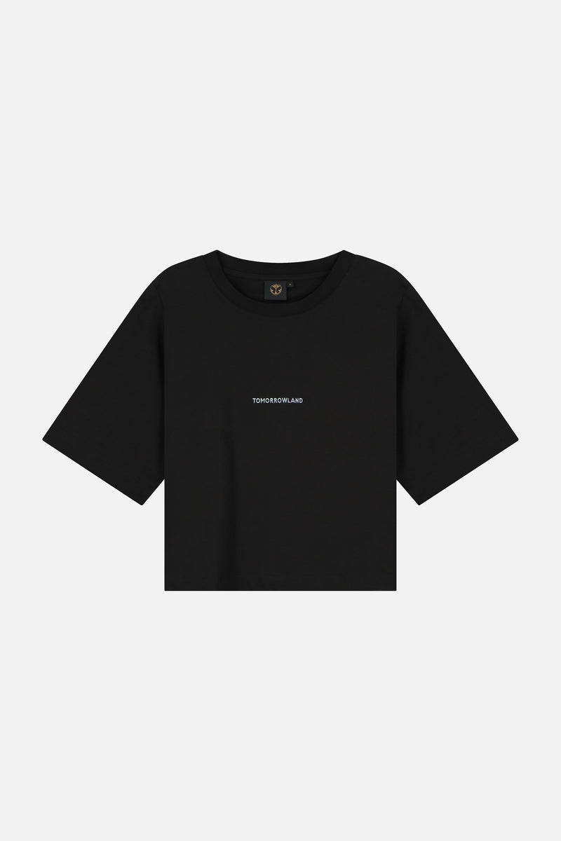 FUSION PASTEL GRADIENT TSHIRT WOMEN BLACK