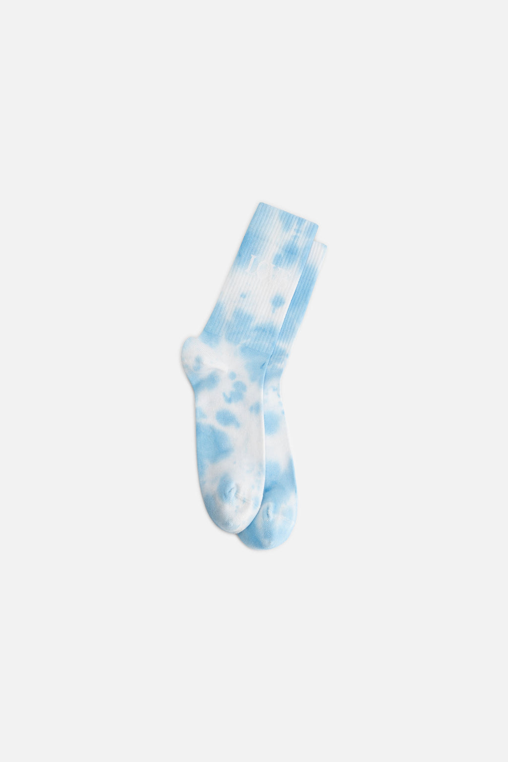 TOMORROWLAND LOVE TIE DYE SOCKS LIGHT BLUE