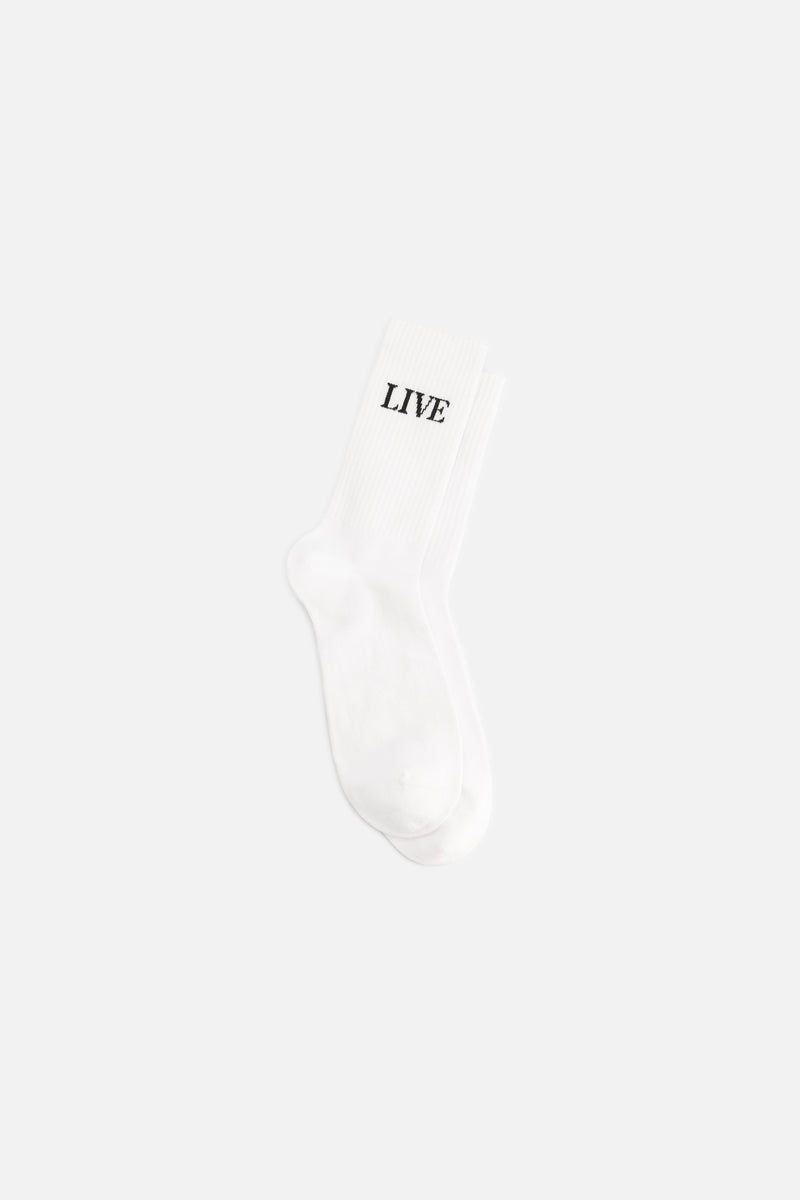 TOMORROWLAND LIVE SOCKS WHITE