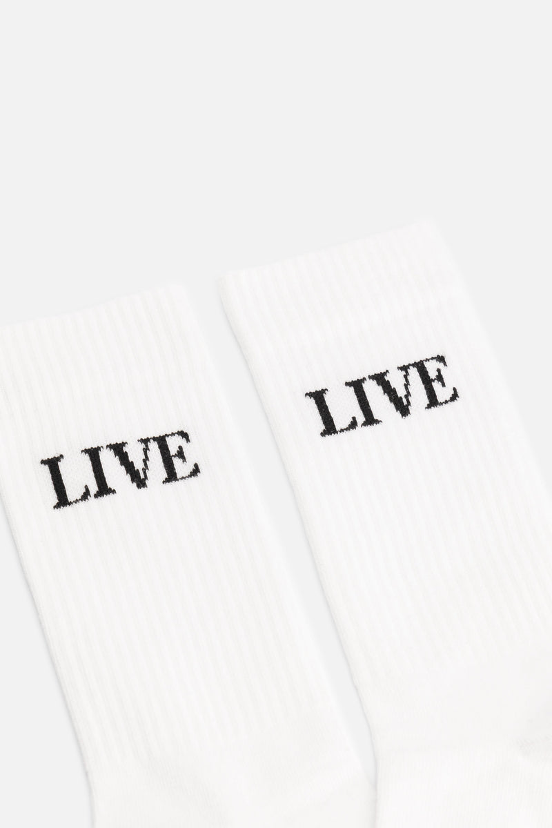 TOMORROWLAND LIVE SOCKS WHITE