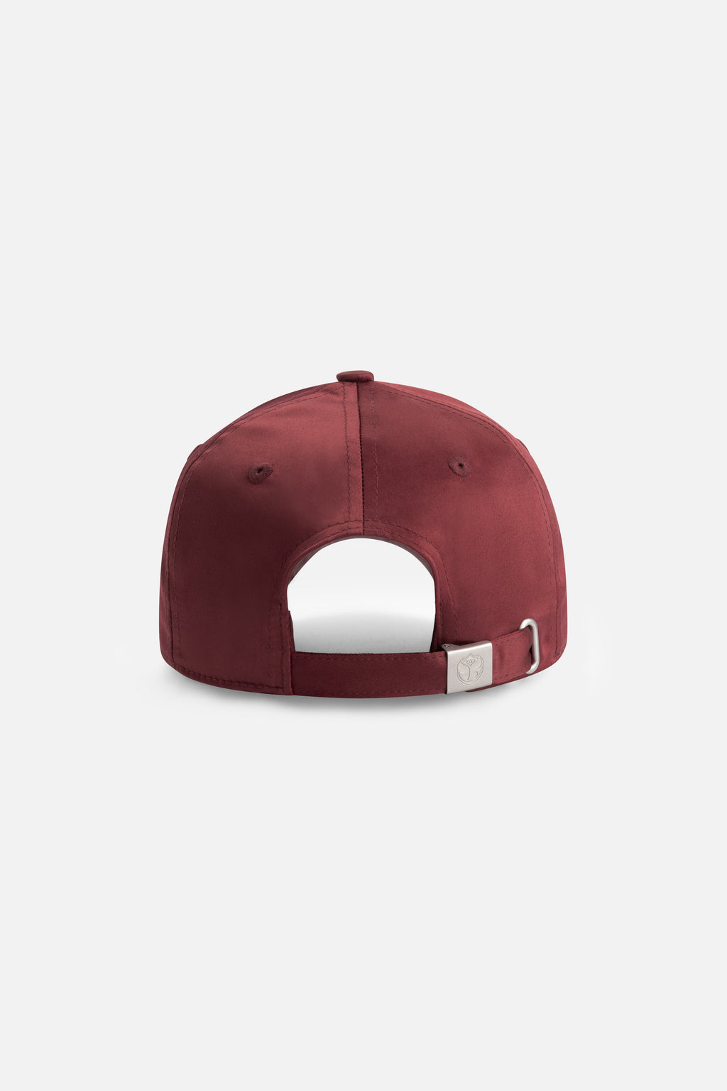 CURVED ICON SATIN CAP BURGUNDY