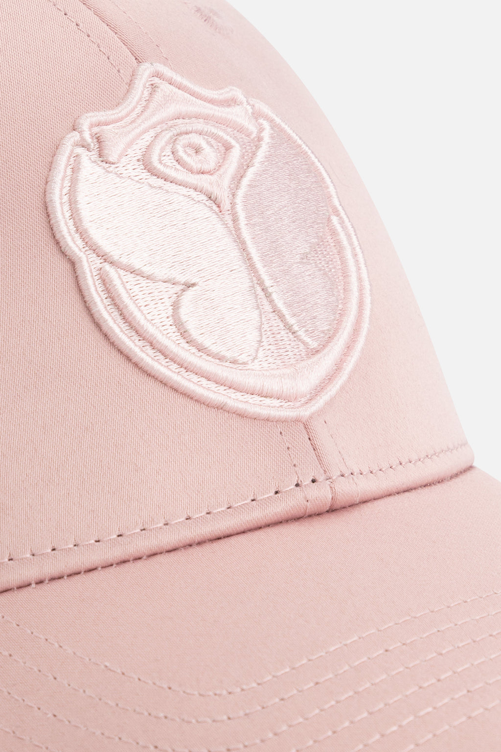 CURVED ICON SATIN CAP PINK