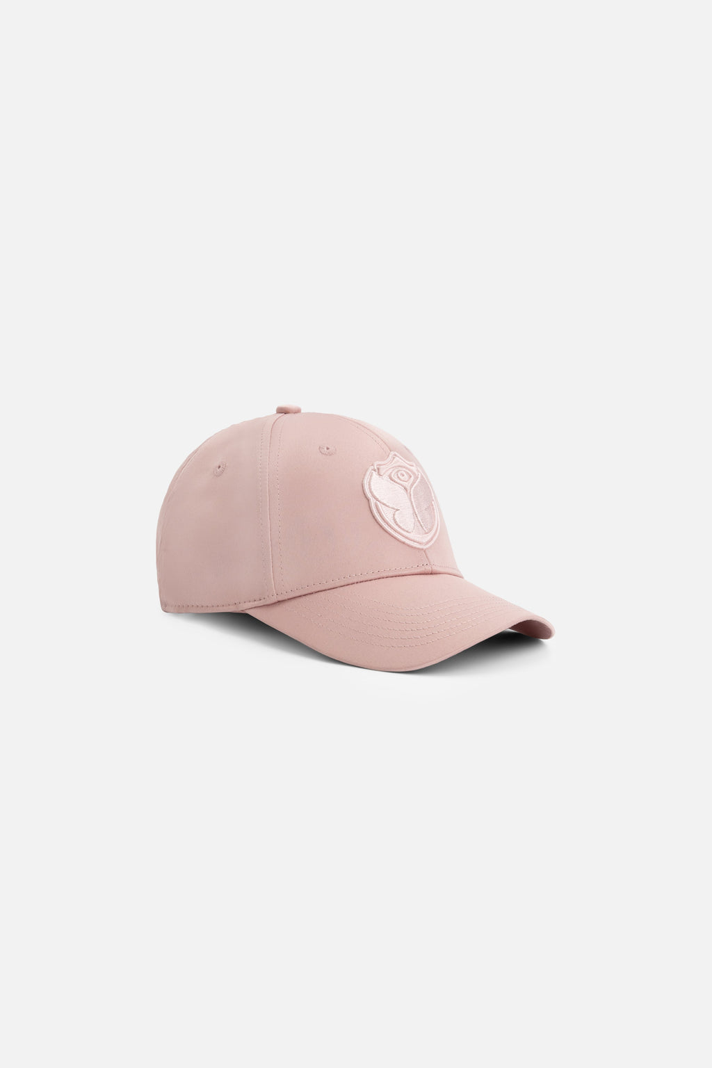 CURVED ICON SATIN CAP PINK